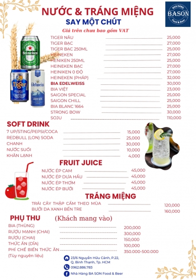 Menu Alacarte 7